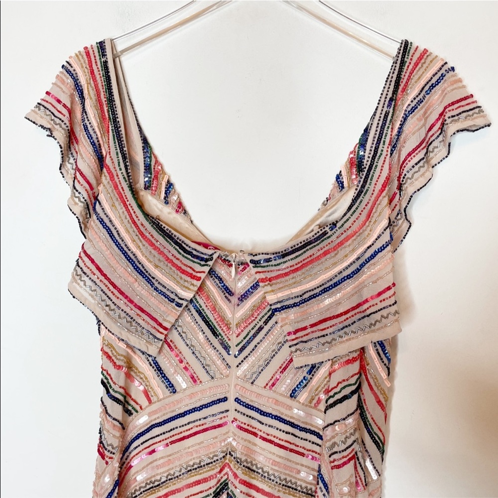 Parker Sequin Mini Dress. Size Small - Picture 4 of 6